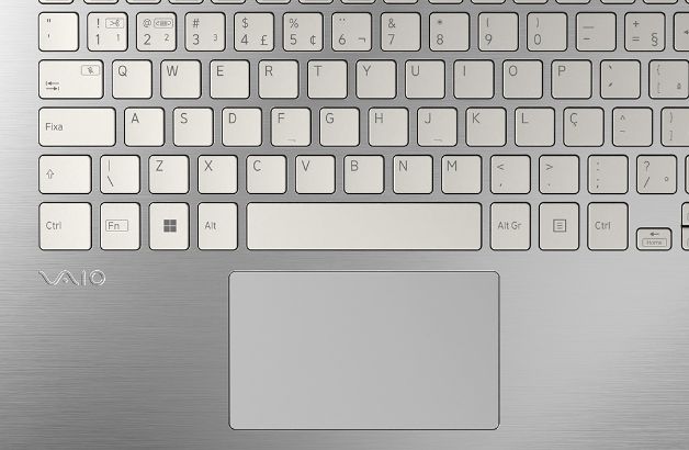 Touchpad espaçoso